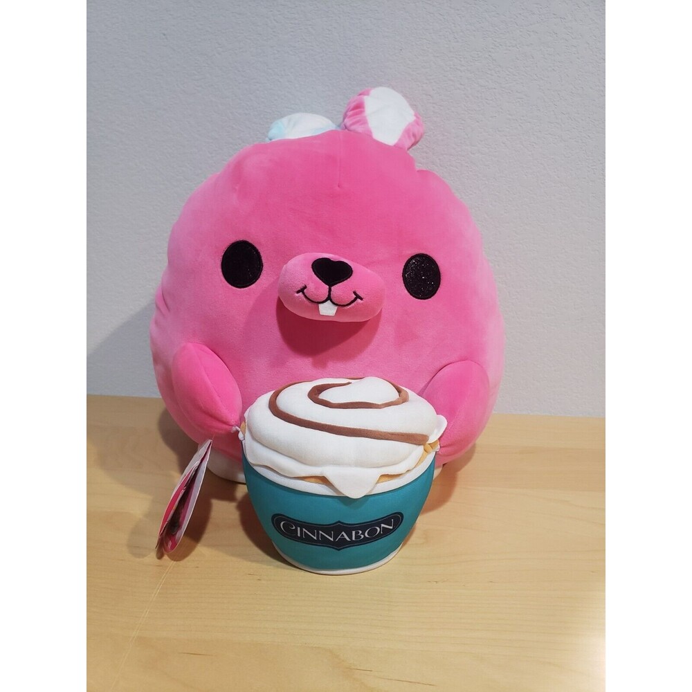 NWT Zuru Snackles Britney The Bunny With Cinnabon 14 Inch Plush